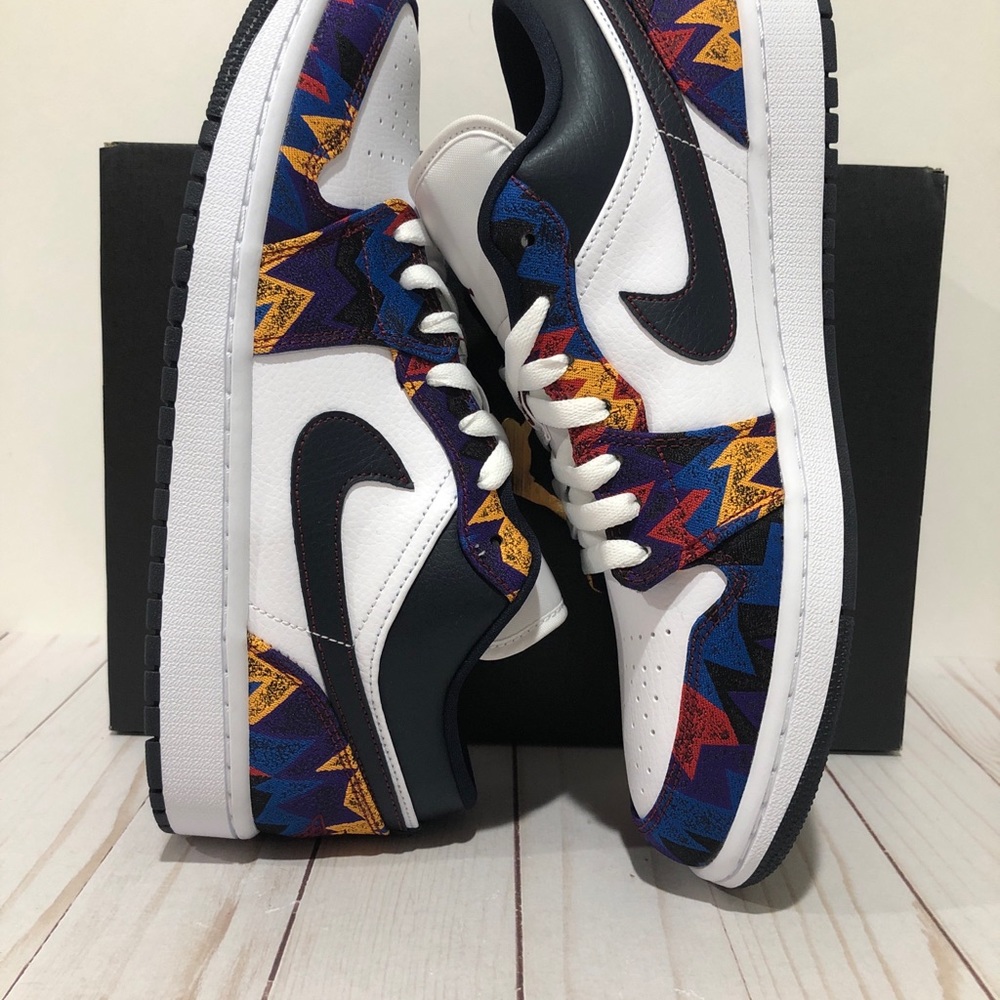 Nike Air Jordan 1 Retro Low Nothing But Net - Picture 7 of 12